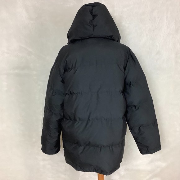 Postcard Black Hooded Goose Down Insulated Puffer Ski Jacket Coat 10 - Picture 5 of 13